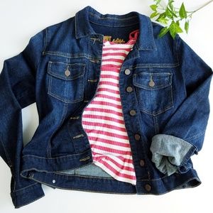 KUT FROM THE KOTH Denim Jean Jacket Size L